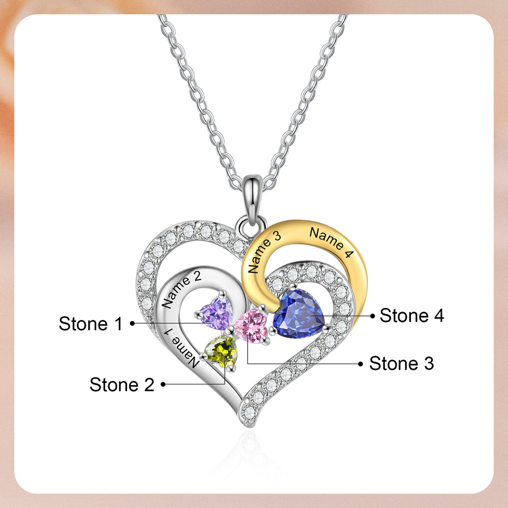 Custom Birthstone necklace