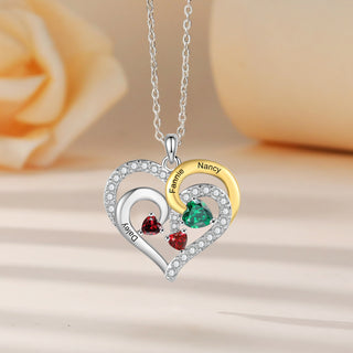 Custom Birthstone necklace