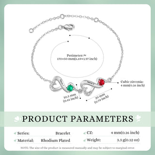 Custom Birthstone Bracelet