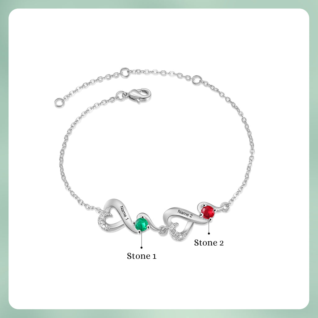 Custom Birthstone Bracelet