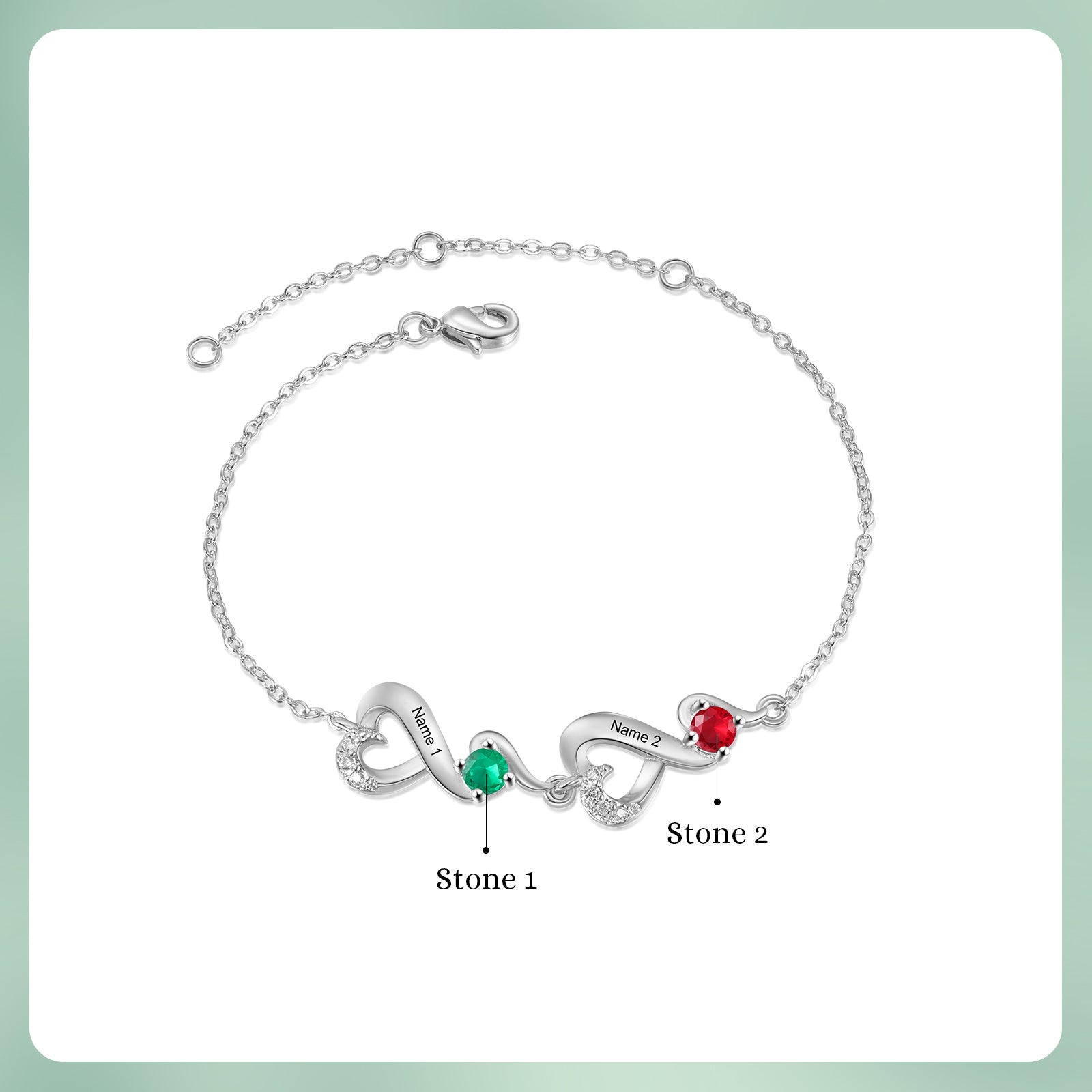 Custom Birthstone Bracelet