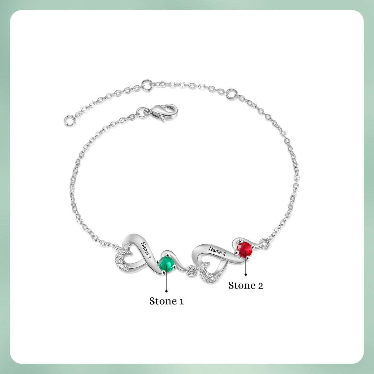Custom Birthstone Bracelet