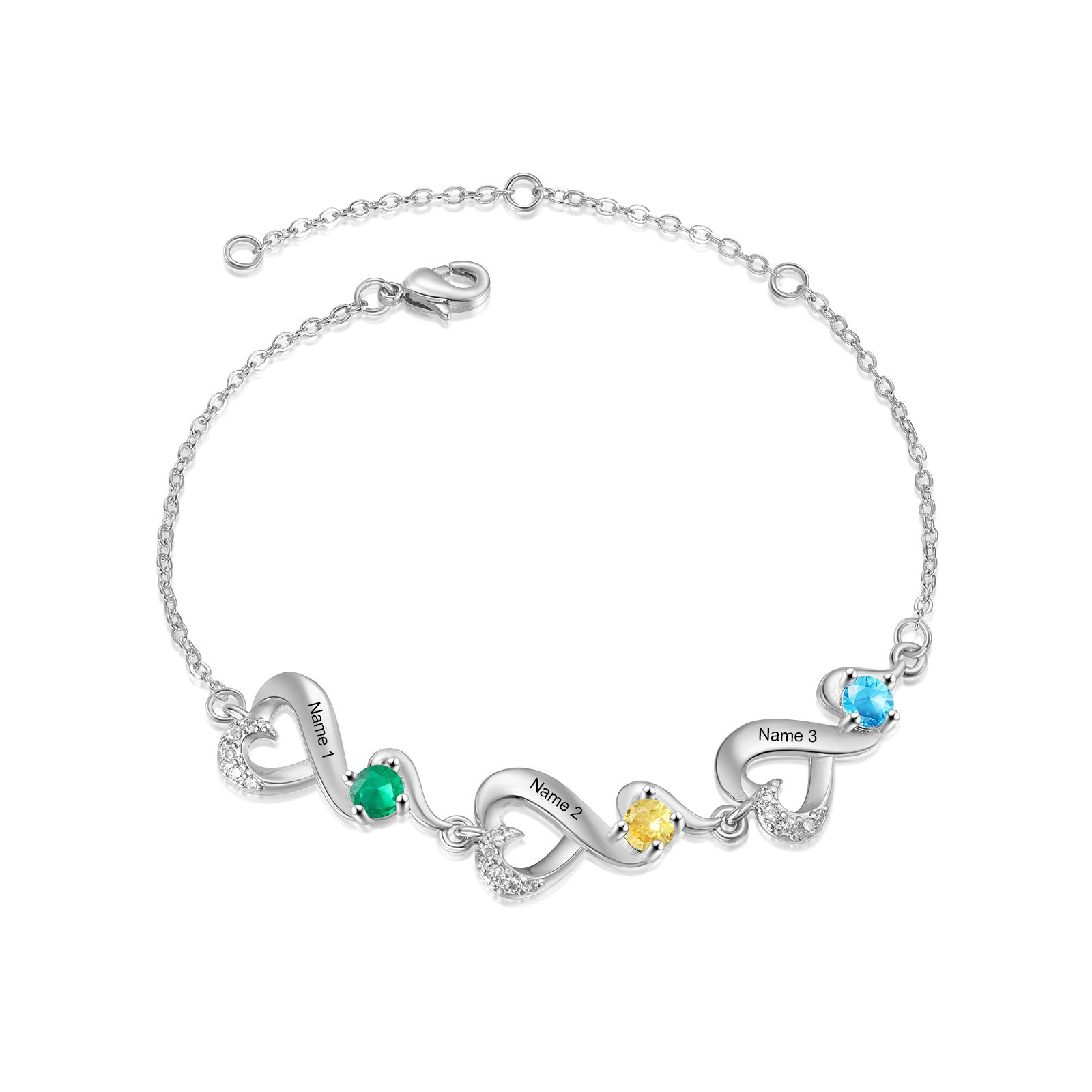 Custom Birthstone Bracelet