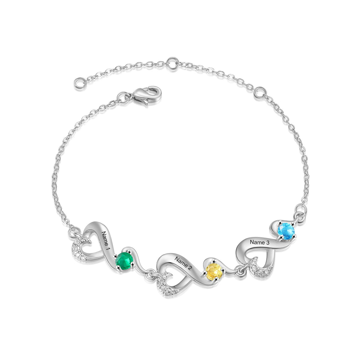 Custom Birthstone Bracelet