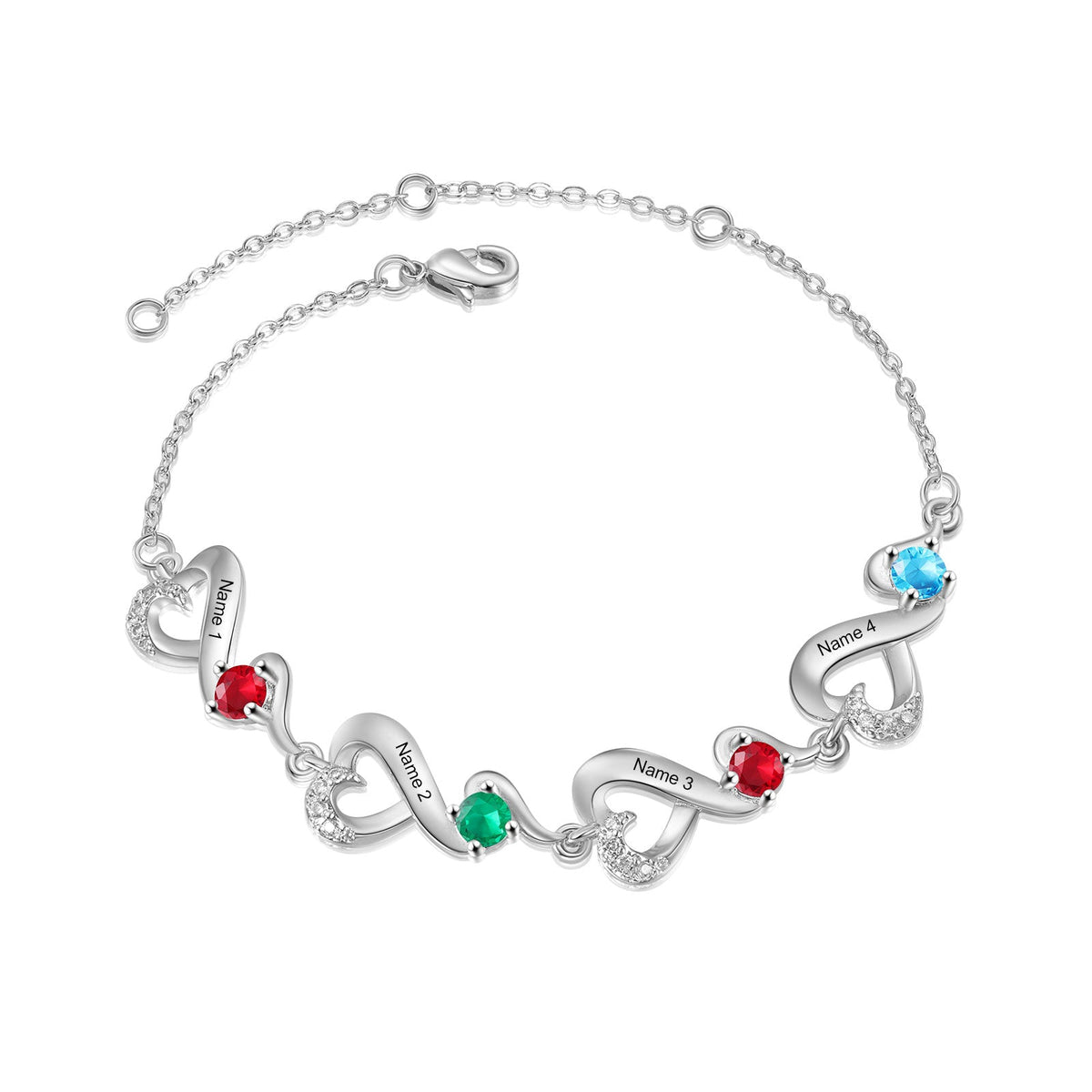 Custom Birthstone Bracelet