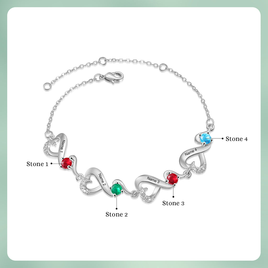 Custom Birthstone Bracelet