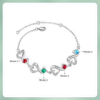 Custom Birthstone Bracelet