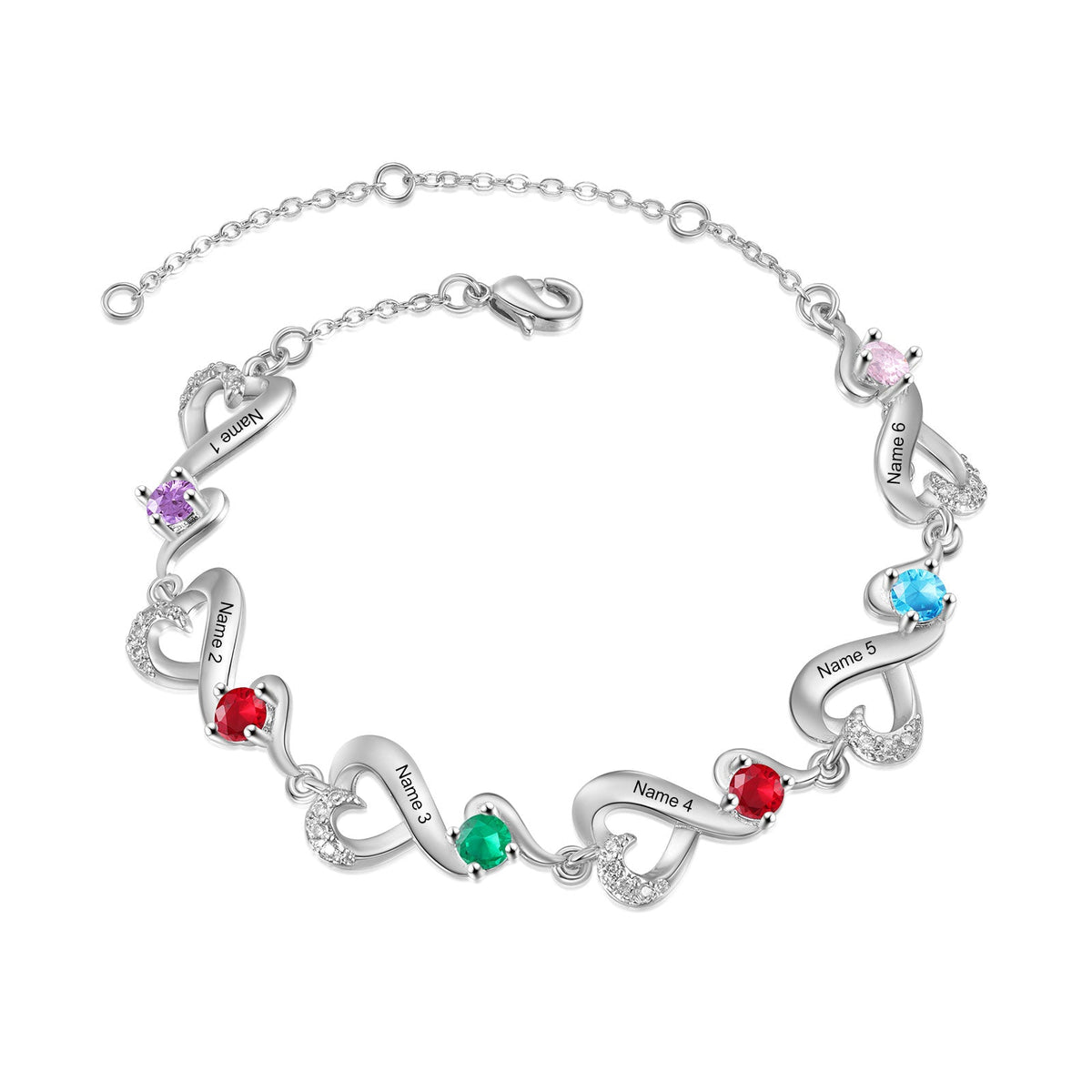 Custom Birthstone Bracelet