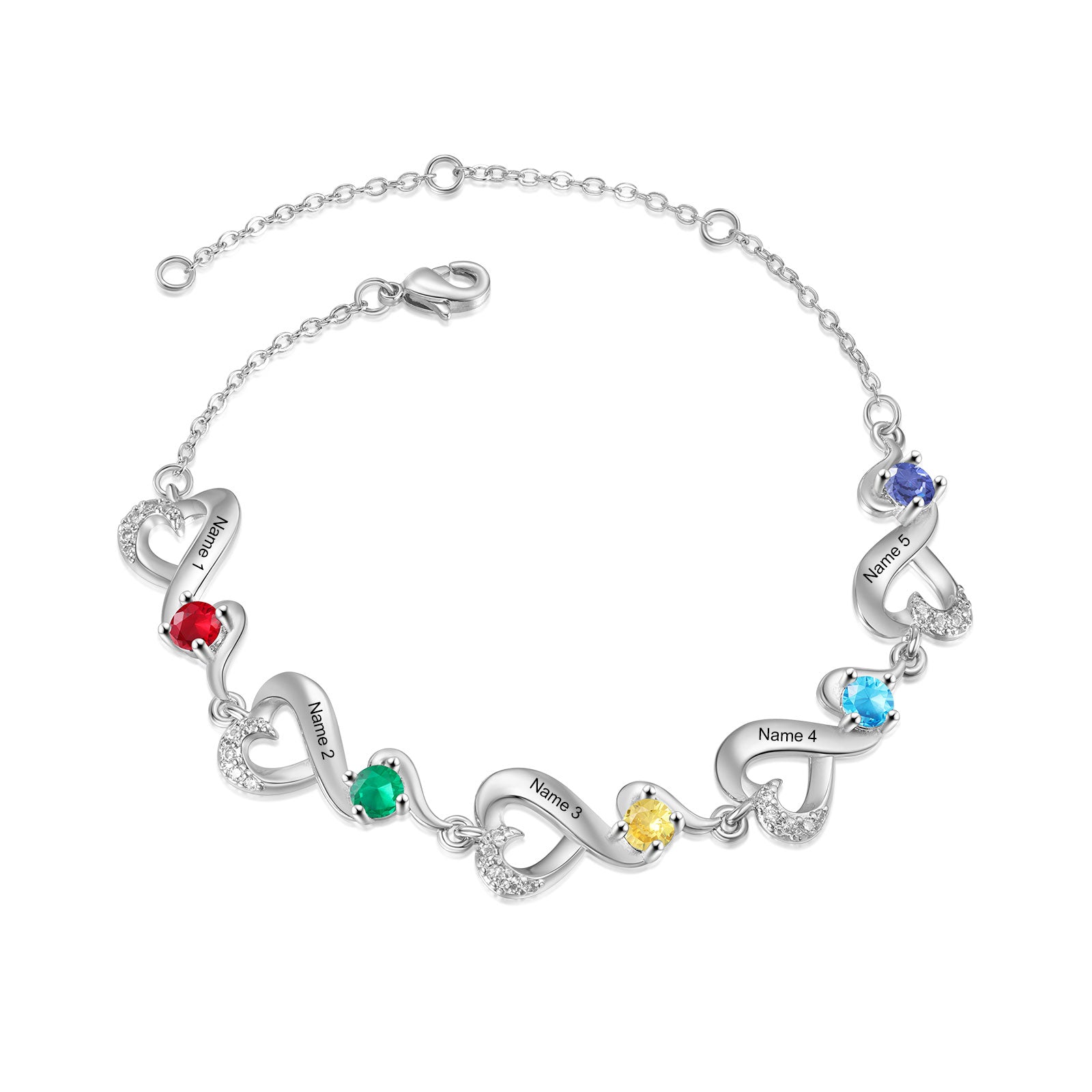 Custom Birthstone Bracelet