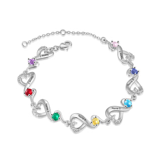 Custom Birthstone Bracelet