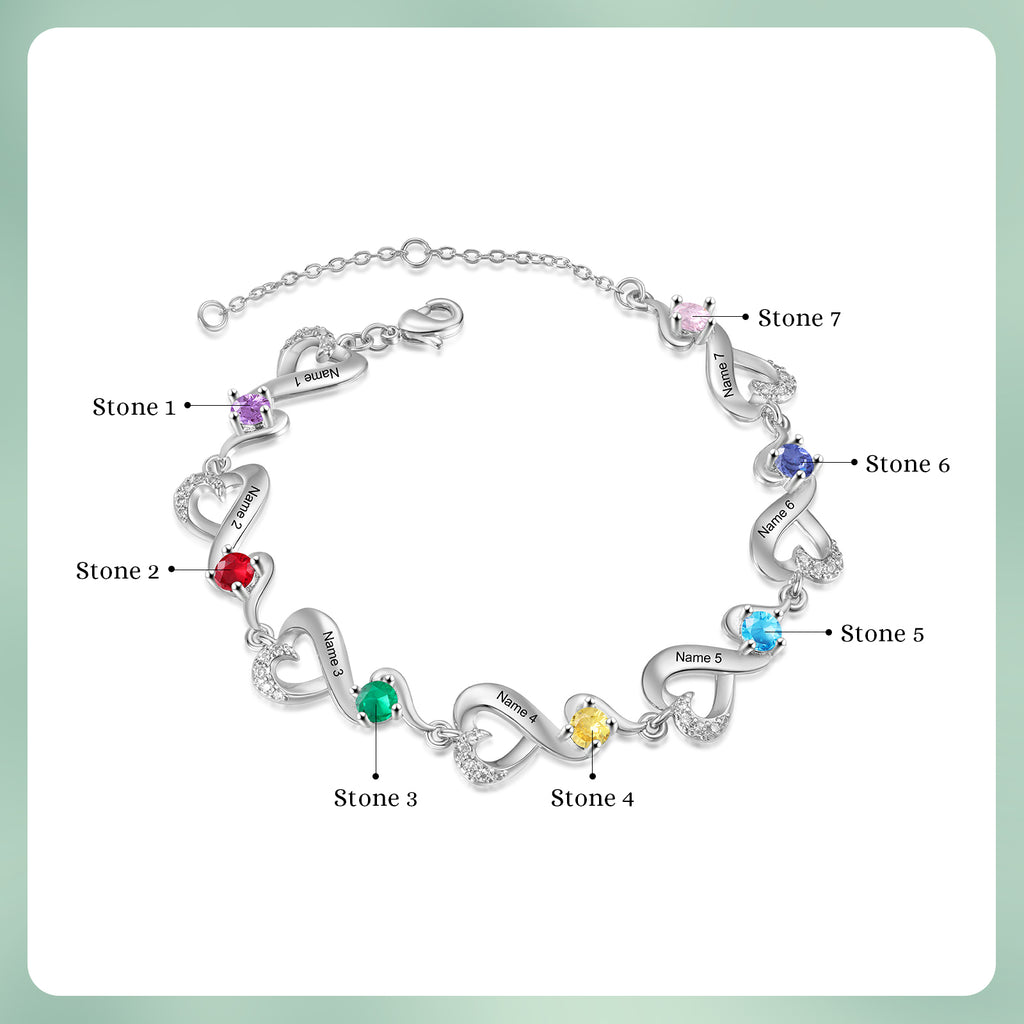 Custom Birthstone Bracelet