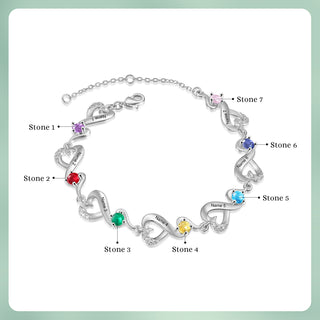 Custom Birthstone Bracelet