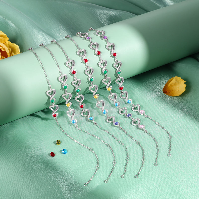 Custom Birthstone Bracelet