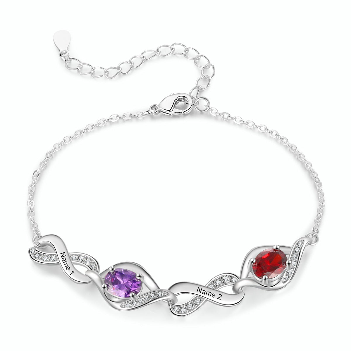 Custom Birthstone Bracelet