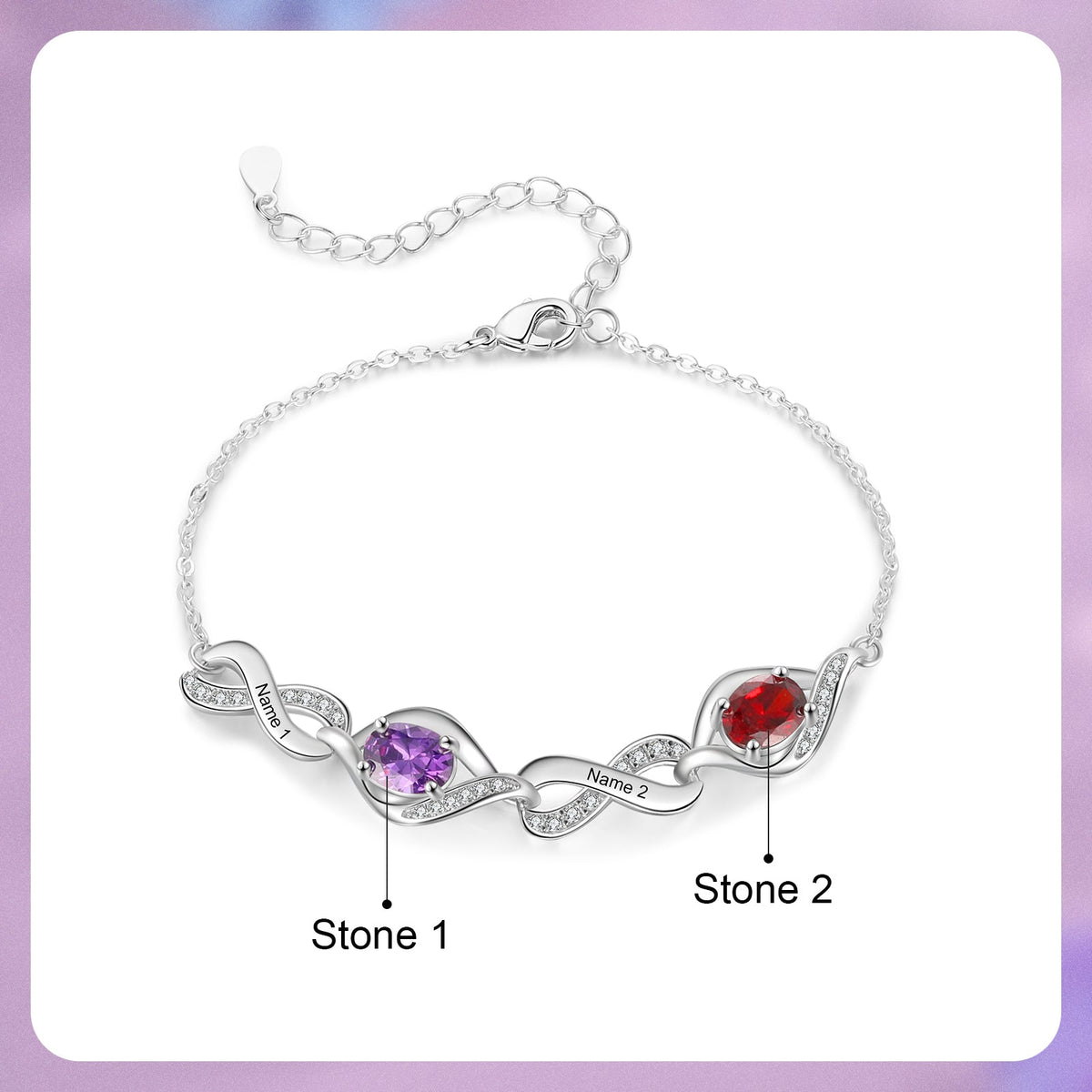 Custom Birthstone Bracelet