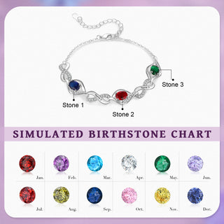 Custom Birthstone Bracelet