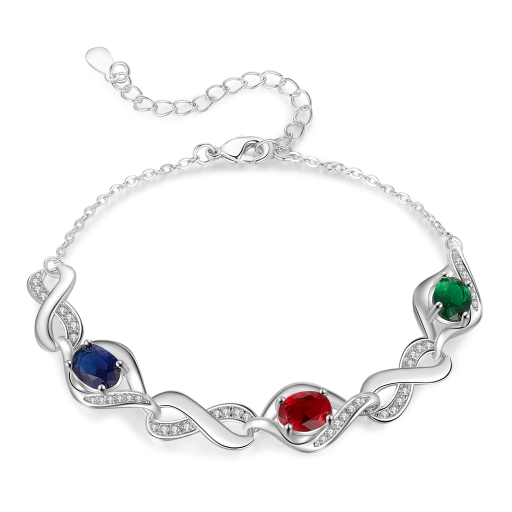 Custom Birthstone Bracelet