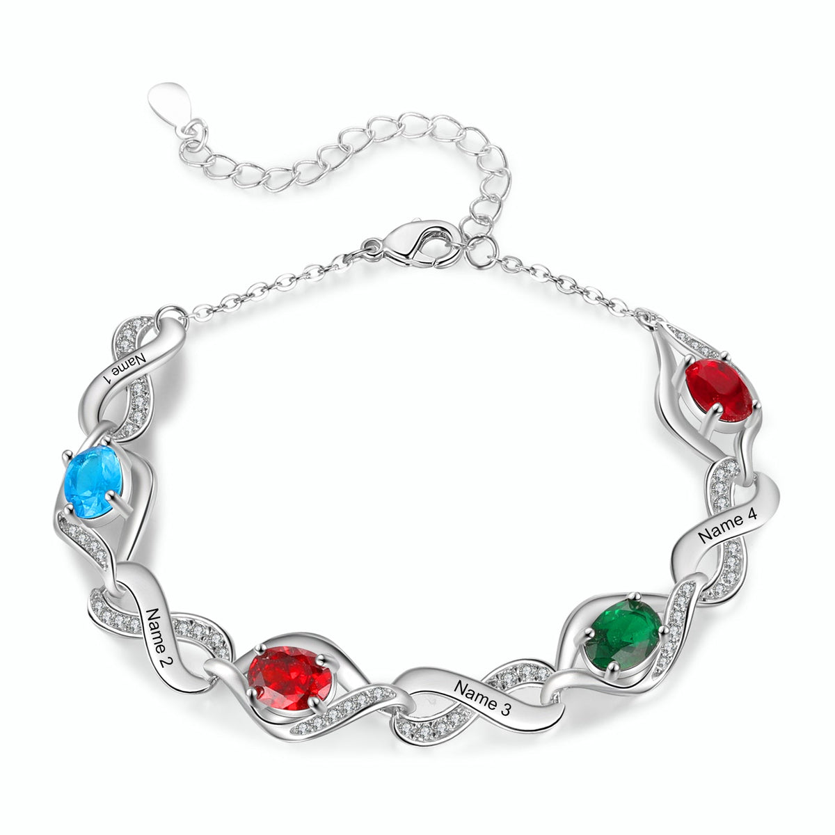 Custom Birthstone Bracelet