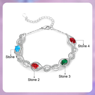 Custom Birthstone Bracelet