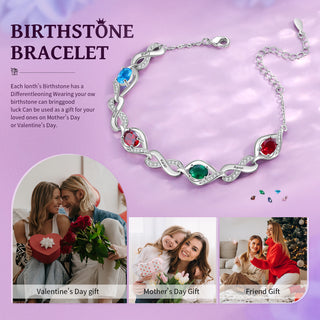 Custom Birthstone Bracelet
