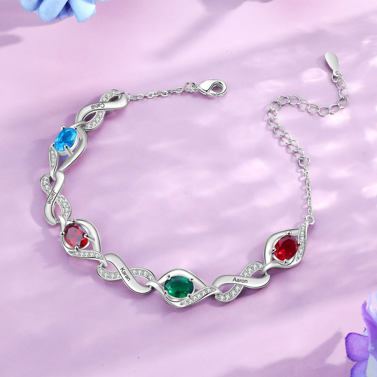 Custom Birthstone Bracelet