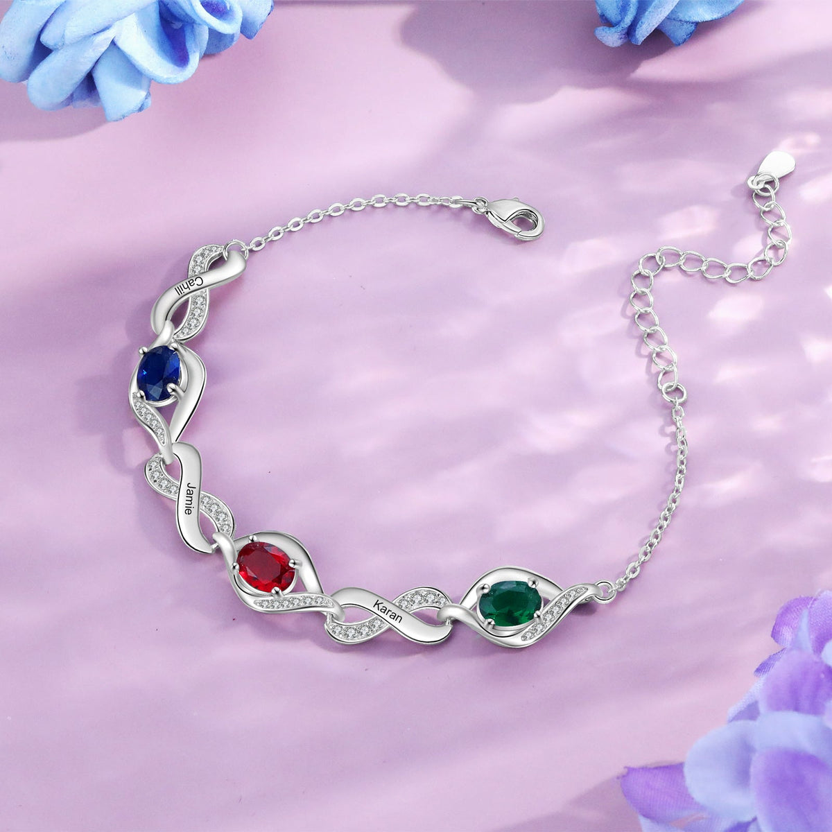 Custom Birthstone Bracelet