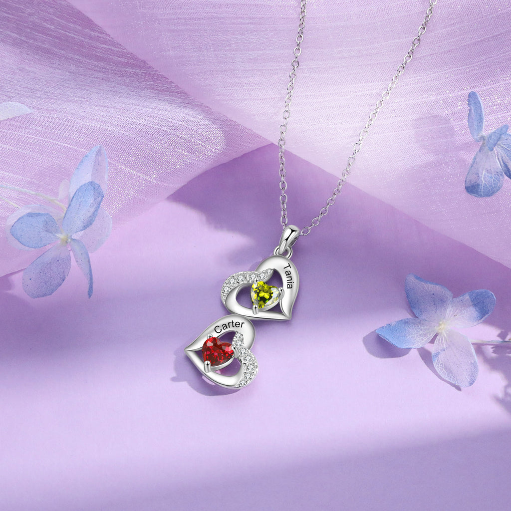 Custom Birthstone necklace
