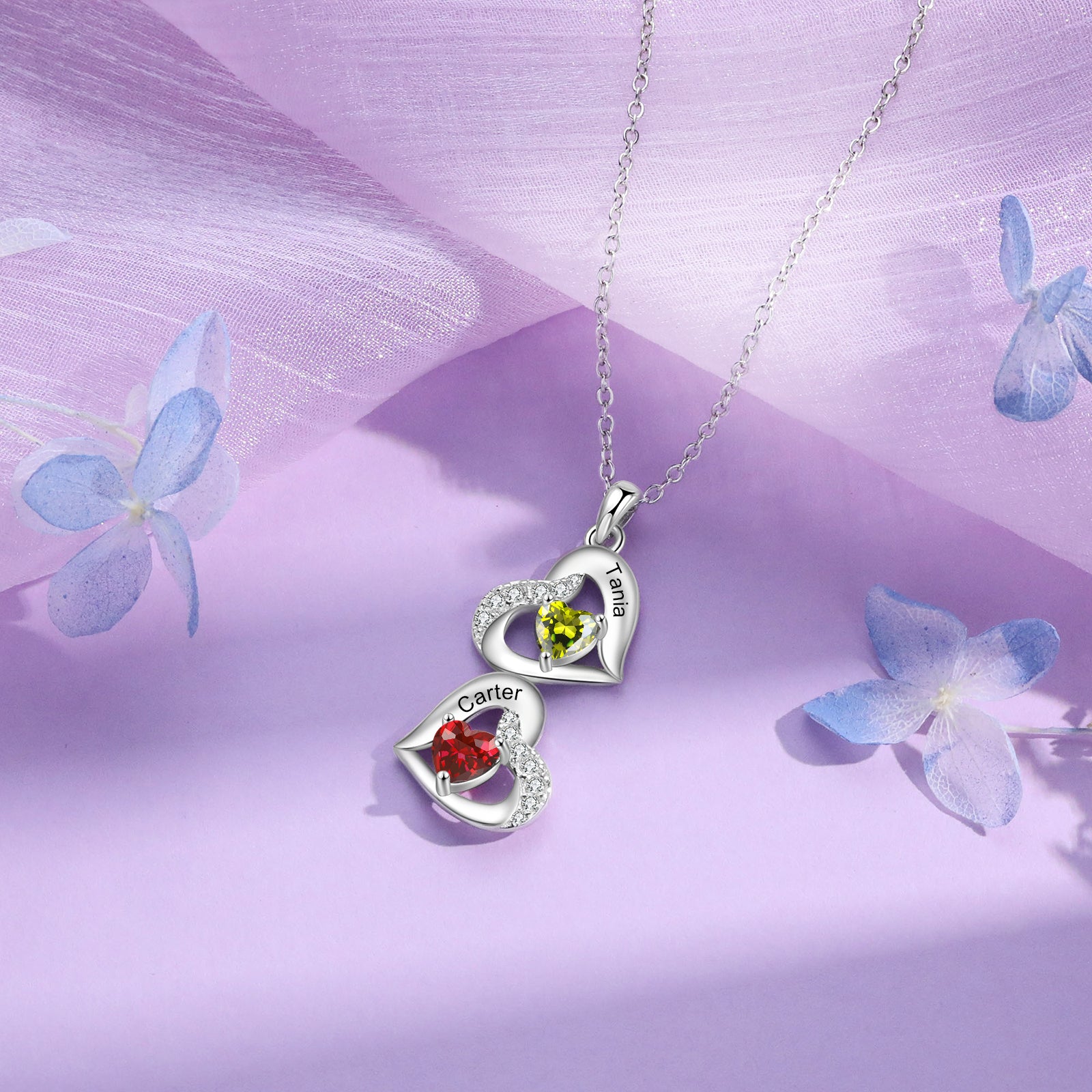 Custom Birthstone necklace