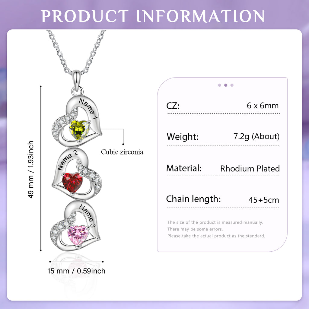 Custom Birthstone necklace