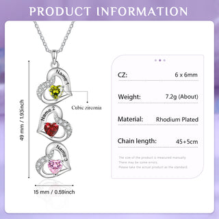 Custom Birthstone necklace