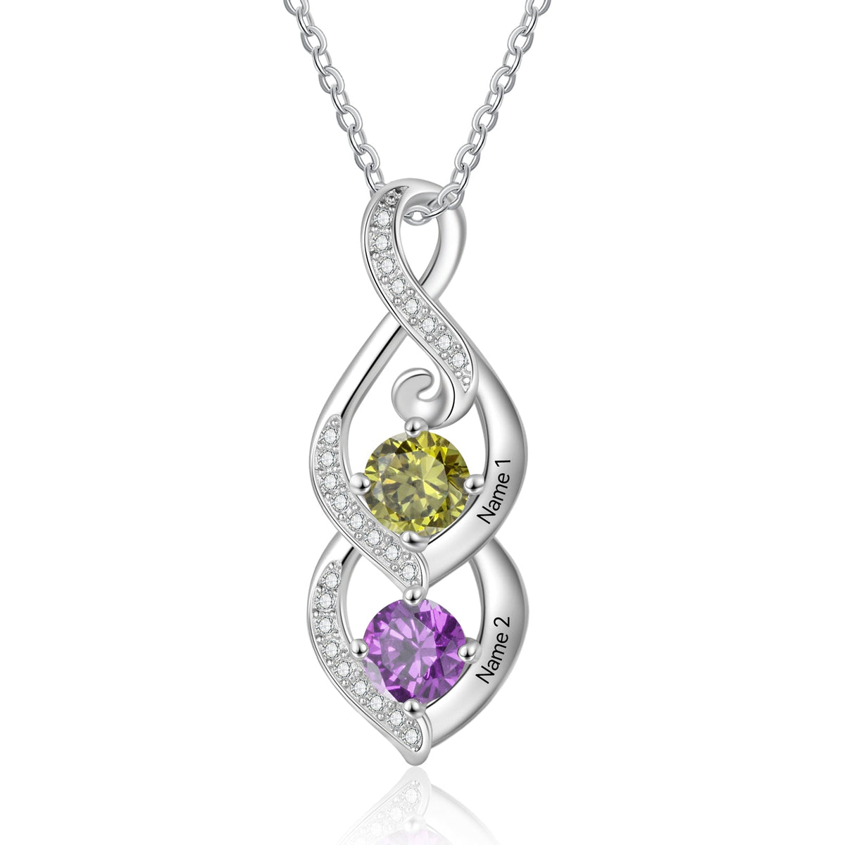 Custom Birthstone necklace