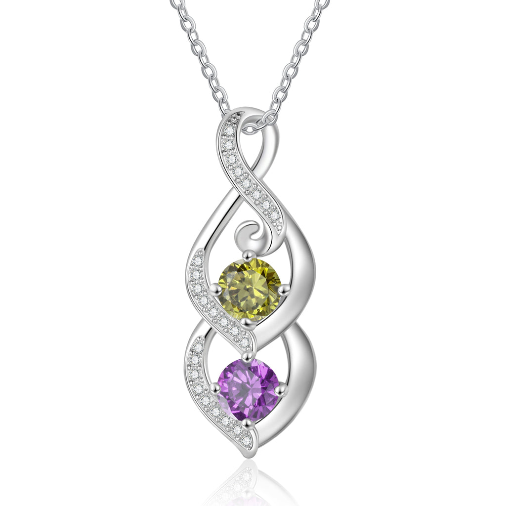Custom Birthstone necklace
