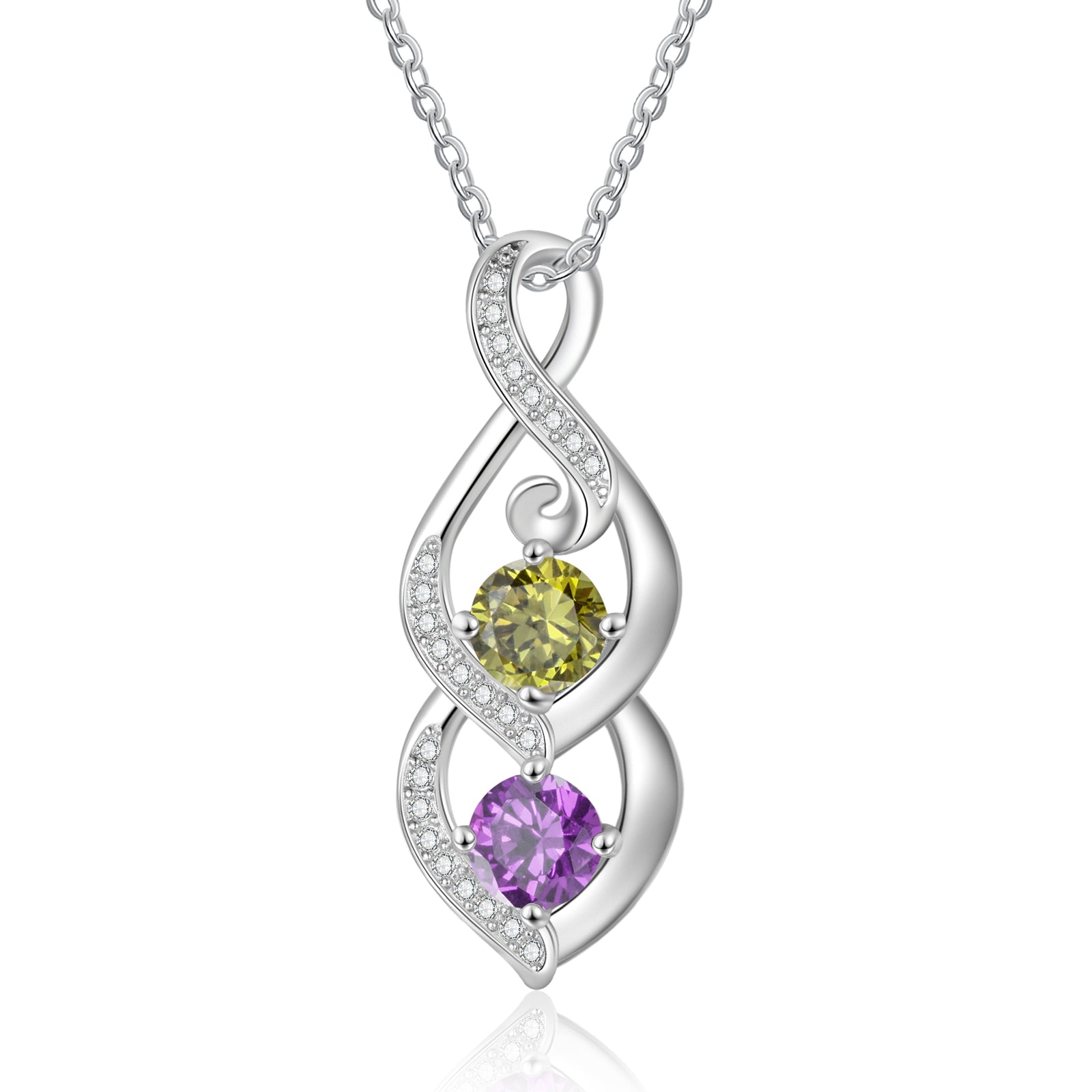 Custom Birthstone necklace