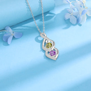 Custom Birthstone necklace