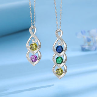 Custom Birthstone necklace