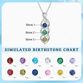 Custom Birthstone necklace