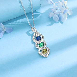 Custom Birthstone necklace
