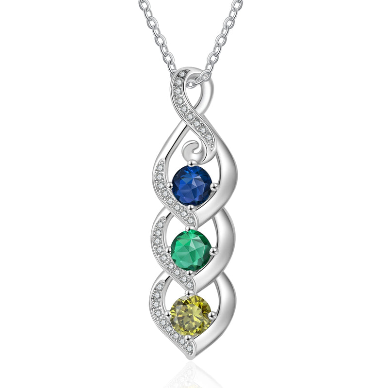 Custom Birthstone necklace