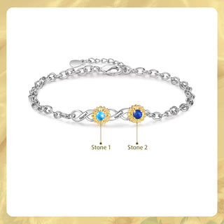 Custom Birthstone Bracelet