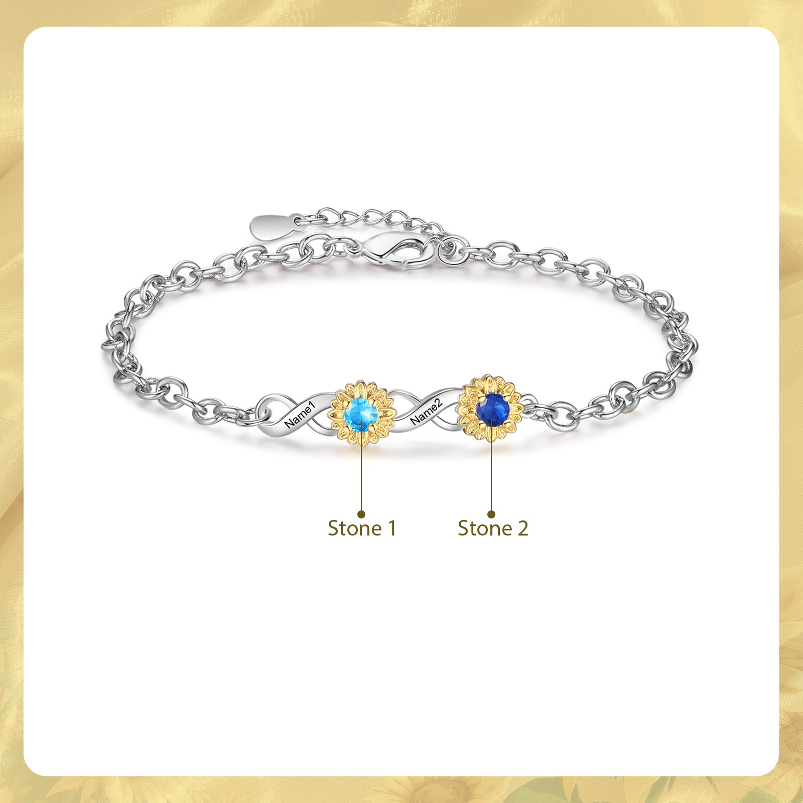 Custom Birthstone Bracelet