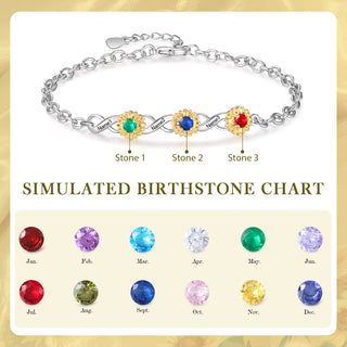 Custom Birthstone Bracelet