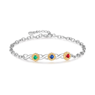 Custom Birthstone Bracelet