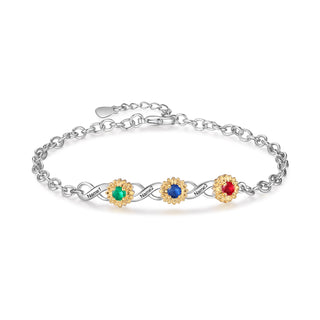 Custom Birthstone Bracelet