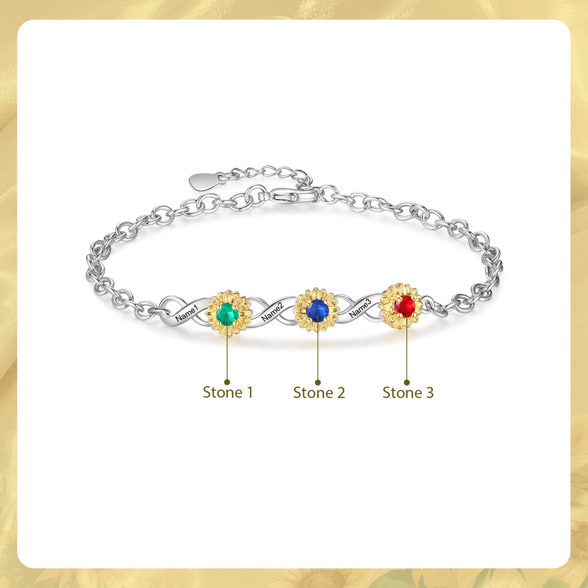 Custom Birthstone Bracelet