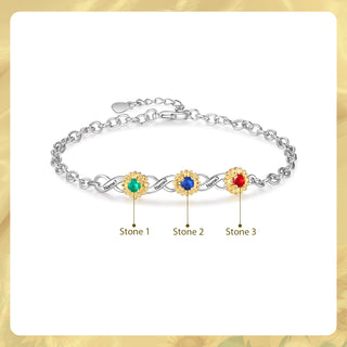 Custom Birthstone Bracelet
