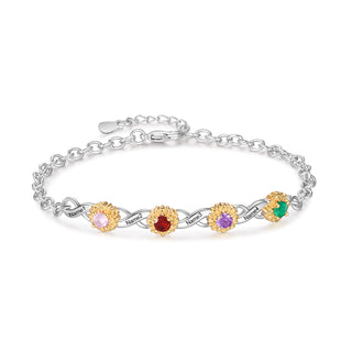 Custom Birthstone Bracelet