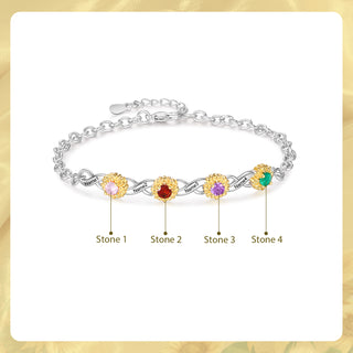 Custom Birthstone Bracelet