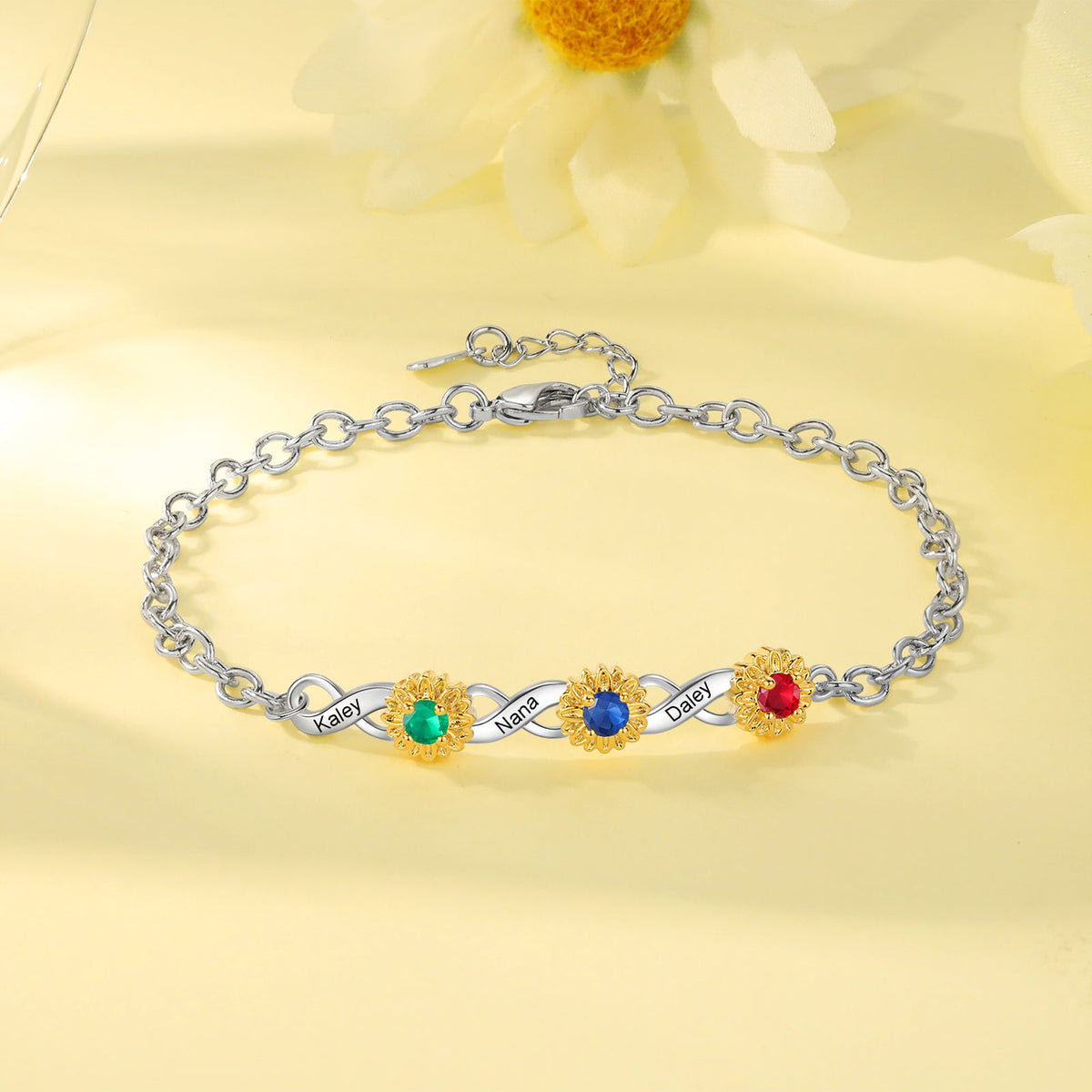 Custom Birthstone Bracelet