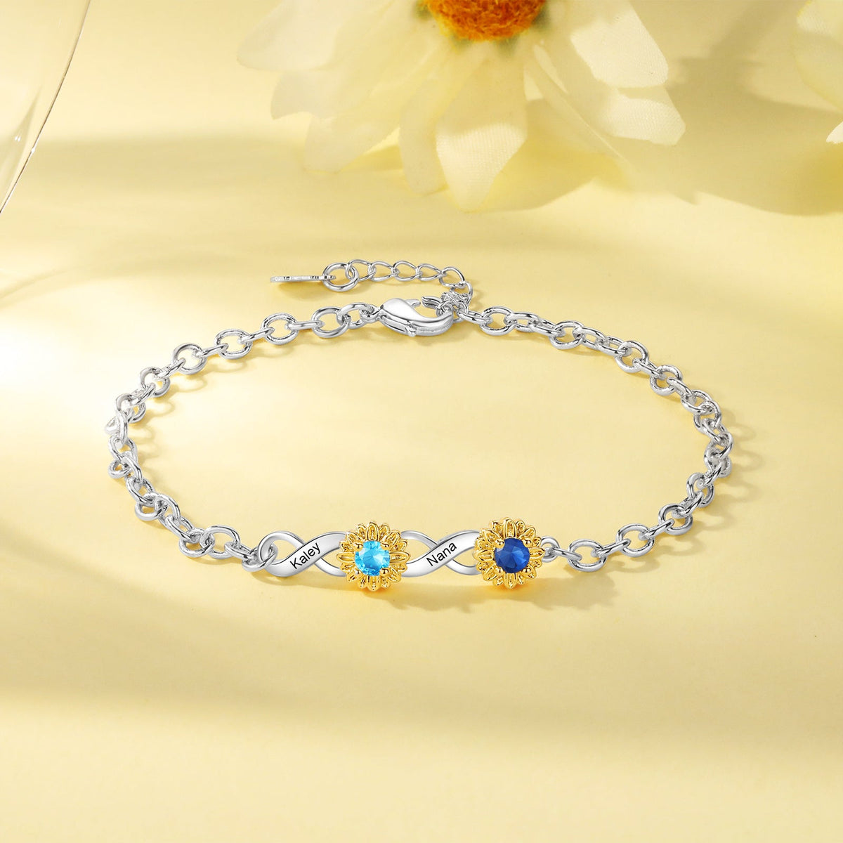 Custom Birthstone Bracelet