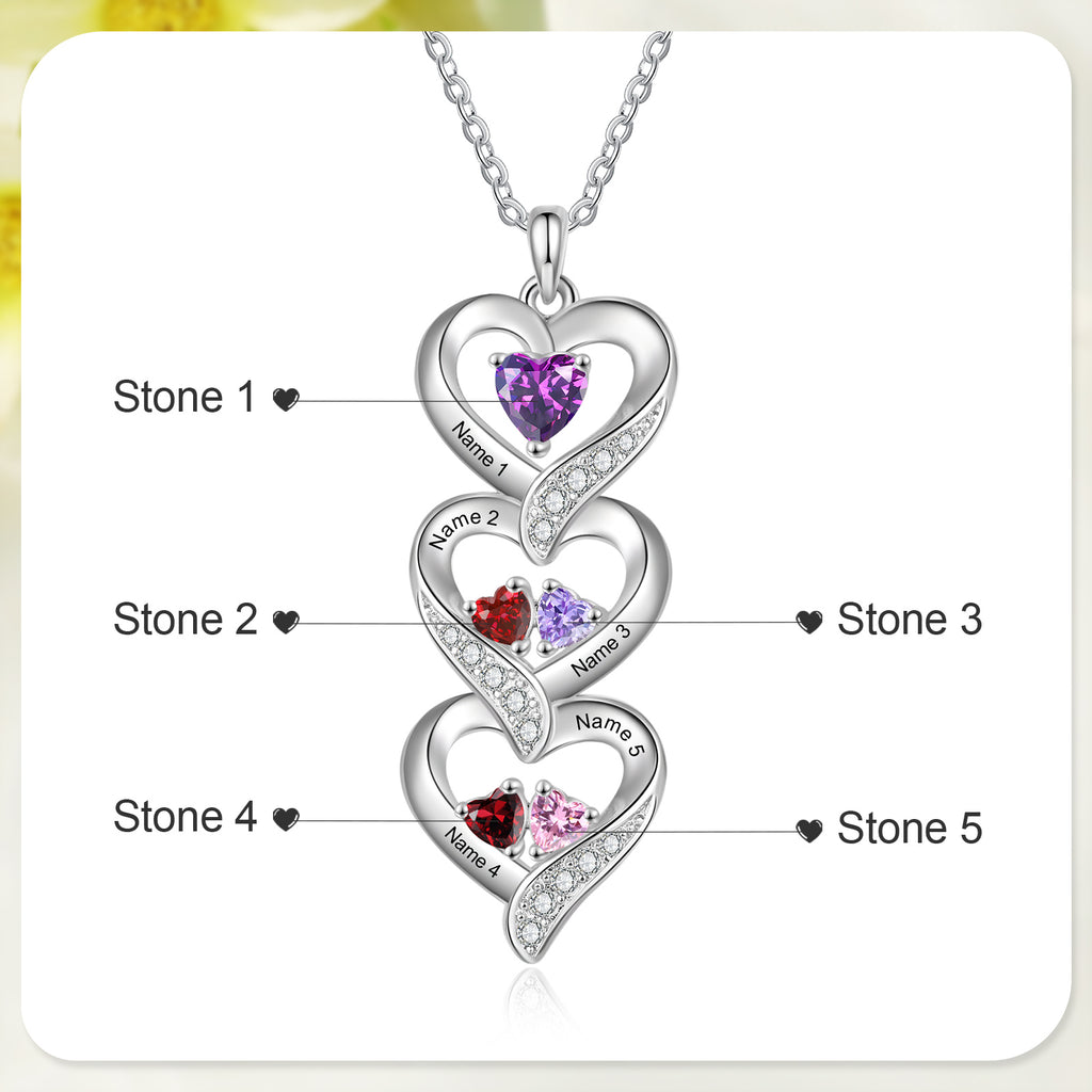 Custom Birthstone necklace